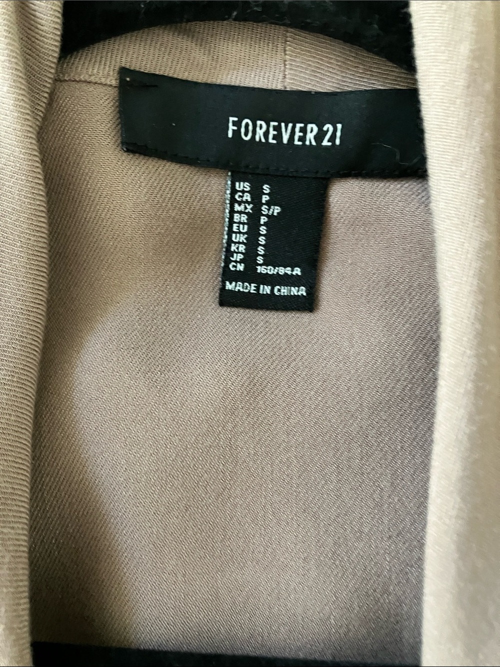 Olivia Rae Taupe Drape Front Maxi Dress with Black Skirt - Picture 5 of 5